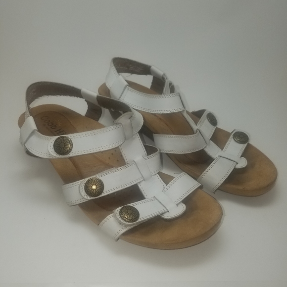 womens white sandals size 9